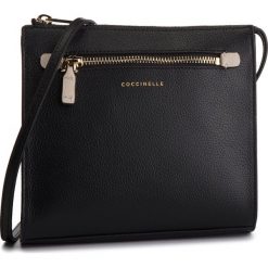 Torebka COCCINELLE - CV3 Mini Bag E5 CV3 55 E3 07 Noir/Seashell 515. Czarne listonoszki damskie Coccinelle, ze skóry. Za 899.90 zł.