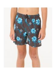 Spodenki surfingowe dla dzieci Rip Curl Surf Revival Floral Volley-Boy Czarny. Czarne kąpielówki dla chłopców Rip Curl, bez wzorów, z materiału. Za 90.00 zł.