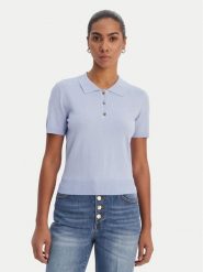 Fracomina Sweter FR26ST7003K524R9 Błękitny Regular Fit. Niebieskie swetry damskie Fracomina, l, bez wzorów, z syntetyku, bez kołnierzyka, bez ramiączek, bez kaptura. Za 459.99 zł.