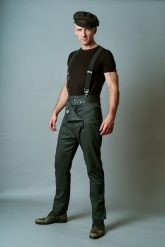 Spodnie Oficery Męskie Butelkowozielone. Białe spodnie materiałowe męskie Hultaj Polski, l, bez wzorów, z bawełny, militarne. Za 479.00 zł.