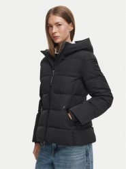 Tommy Hilfiger Kurtka puchowa WW0WW51521 Czarny Slim Fit. Czarne kurtki damskie Tommy Hilfiger, l, bez wzorów, z puchu, bez kaptura. Za 1,299.00 zł.