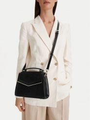 Nine West Torebka CEO-Wall Street Glow-KY318 Czarny. Czarne torebki do ręki damskie Nine West, bez wzorów, z materiału, street, bez dodatków. Za 249.99 zł.