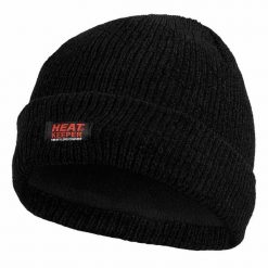 Damska czapka termoaktywna Heatkeeper Chenille czarne. Czarne czapki i kapelusze damskie HEAT KEEPER, na zimę, bez wzorów, sportowe. Za 120.99 zł.