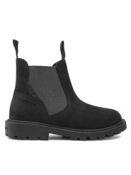 Geox Botki J Shaylax B. A J16FAA 00045 C4429 S Czarny. Czarne botki dziewczęce Geox, z nubiku, bez zapięcia. Za 349.99 zł.