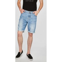 Tom Tailor Denim - Szorty. Szare szorty męskie Tom Tailor Denim, z bawełny, casualowe. W wyprzedaży za 99.90 zł.