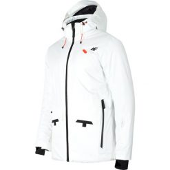 Kurtka narciarska męska KUMN255 - biały. Kurtki męskie 4f. Za 599.99 zł.