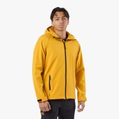 Kurtka Softshell Hiking męska Swedemount Tromsö Softshell Jacket oddychająca. Żółte kurtki męskie SWEDEMOUNT, m, bez wzorów, z softshellu, trekkingowe. Za 249.99 zł.