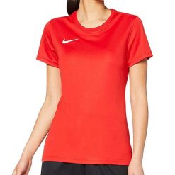 Womens Park VII t-shirt 657. Czerwone koszulki sportowe damskie Nike, m, bez wzorów, bez kołnierzyka, bez ramiączek, do piłki nożnej. Za 73.00 zł.