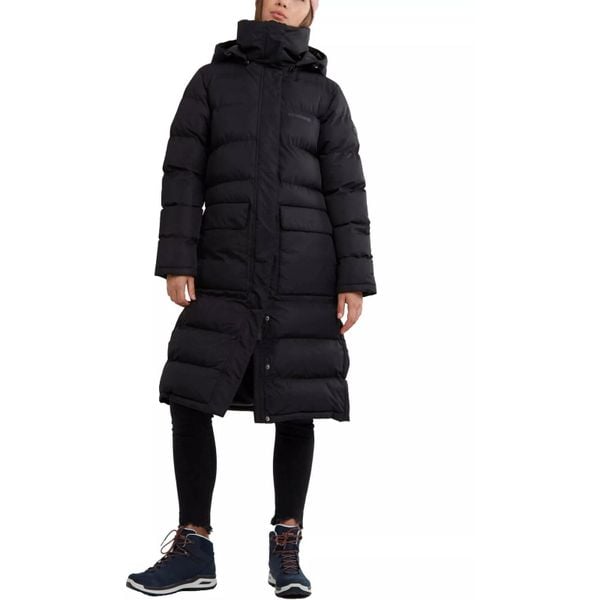 Damski płaszcz zimowy Fundango Sabina Padded. Czarne płaszcze damskie Fundango, na zimę, l, bez wzorów, z poliesteru, eleganckie, długie, bez kaptura. Za 499.00 zł.
