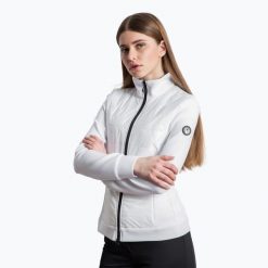 Kurtka hybrydowa damska Sportalm Brina. Białe kurtki snowboardowe damskie Sportalm, bez wzorów, bez kaptura, narciarskie. Za 859.99 zł.