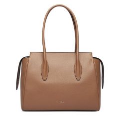 Torebka Furla. Brązowe torebki do ręki damskie Furla, bez wzorów, klasyczne, bez dodatków. Za 1,839.00 zł.