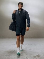 4F Bluza treningowa regular bez kaptura męska - szara XL. Szare bluzy męskie 4f, m, bez wzorów, bez kaptura, na fitness i siłownię. Za 199.99 zł.