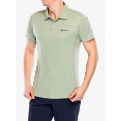 Koszulka polo męska Columbia Zero Rules Light Polo. Zielone koszulki polo męskie Columbia, m, bez wzorów, bez ramiączek. W wyprzedaży za 198.45 zł.