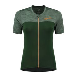 Koszulka rowerowa damska Rogelli Melange. Brązowe koszulki sportowe damskie Rogelli, l, bez wzorów, bez kołnierzyka, bez ramiączek, rowerowe. Za 204.99 zł.