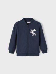NAME IT Kurtka bomber 13213312 Granatowy Regular Fit. Niebieskie kurtki i płaszcze dla dziewczynek Name it, bez wzorów, z syntetyku, bez kaptura. Za 129.99 zł.