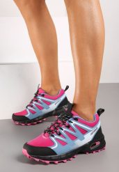 Niebiesko-Fuksjowe Płaskie Sznurowane Buty Sportowe Sneakersy z Ozdobnymi Wstawkami Tinamar. Niebieskie obuwie sportowe damskie Born2be, z aplikacjami, z jeansu. Za 119.99 zł.