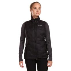 Damska kurtka puchowa Kilpi Nai. Czarne kurtki sportowe damskie Kilpi, l, bez wzorów, z nylonu, bez kaptura, trekkingowe. Za 473.69 zł.