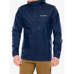 Kurtka przeciwdeszczowa Columbia Pouring Adventure III Jacket. Niebieskie kurtki sportowe męskie Columbia, m, bez wzorów, trekkingowe. W wyprzedaży za 401.60 zł.