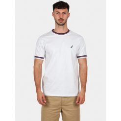 T-shirt męski Nautica Orinoco. Białe t-shirty męskie Nautica, m, bez wzorów, z bawełny, klasyczne, bez kołnierzyka. Za 199.00 zł.