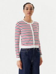 Tommy Jeans Kardigan Essential DW0DW20976 Kolorowy Regular Fit. Kardigany damskie Tommy Jeans, s, bez wzorów, z bawełny, bez kołnierzyka, bez ramiączek, bez kaptura. Za 279.99 zł.