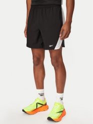 Reebok Szorty sportowe Błażej RK25879CCM Czarny Regular Fit. Czarne krótkie spodenki sportowe męskie Reebok, l, bez wzorów. Za 109.99 zł.