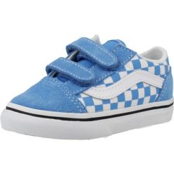 Buty VANS OLD SKOOL V CHECKBOARD Niebieski. Niebieskie trekkingi męskie Vans, trekkingowe. Za 206.99 zł.