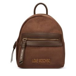 Plecak LOVE MOSCHINO. Brązowe plecaki damskie Love Moschino, bez wzorów. Za 949.99 zł.