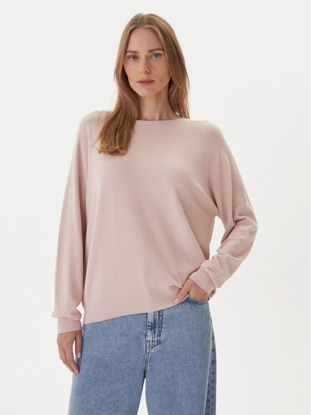 Kontatto Sweter 3M0820C Różowy Regular Fit. Czerwone swetry damskie Kontatto, m, bez wzorów, bez kołnierzyka, bez ramiączek, bez kaptura. Za 319.99 zł.