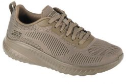 Buty sportowe Sneakersy damskie, Bobs Squad Chaos - Face Off. Zielone obuwie sportowe damskie Skechers, bez wzorów, z materiału, trekkingowe. Za 269.99 zł.