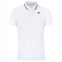Polo Tecnifibre Team Tech. Białe koszulki polo męskie TECNIFIBRE, bez wzorów, sportowe, bez ramiączek. Za 214.99 zł.