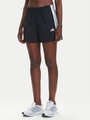 Adidas Szorty sportowe Essentials 3-Stripes JE1309 Czarny Loose Fit. Czarne szorty sportowe damskie Adidas, s, bez wzorów, z syntetyku, sportowe. Za 99.99 zł.