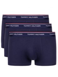 Tommy Hilfiger Komplet bokserek 3P Lr Trunk 1U87903841 Granatowy. Niebieskie bokserki męskie Tommy Hilfiger, m, bez wzorów, z bawełny. Za 129.99 zł.