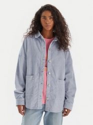 Roxy Koszula Kick Back Washed Cord ERJWT03697 Niebieski Regular Fit. Niebieskie bluzki damskie Roxy, xs, bez wzorów, z bawełny, bez kołnierzyka, bez ramiączek. Za 299.99 zł.