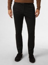 Finshley & Harding London spodnie od garnituru modułowego Mężczyźni Slim Fit niebieski|szary, 50. Niebieskie eleganckie spodnie męskie Finshley & Harding London, m, bez wzorów, z dżerseju. Za 249.95 zł.