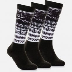 Skarpety Damskie Zimowe Narciarskie Zestaw 3 sztuk SURFANIC Czarne. Białe skarpety damskie Surfanic, bez wzorów. Za 109.99 zł.