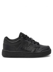 New Balance Sneakersy PSB4803B Czarny. Czarne buty sportowe dziewczęce New Balance, bez wzorów, ze skóry, bez zapięcia. Za 209.99 zł.