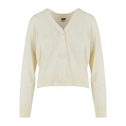 Damski kardigan z dzianiny Urban Classics. Białe kardigany damskie Urban Classics, xs, z aplikacjami, z dzianiny, eleganckie. Za 148.45 zł.