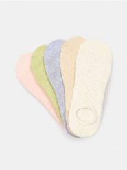 Bawełniane skarpetki 5 pack - wielobarwny. Skarpety damskie Sinsay, bez wzorów, z bawełny. Za 12.99 zł.
