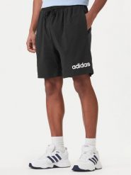 Adidas Szorty sportowe Essentials Linear JE9012 Czarny Regular Fit. Czarne krótkie spodenki sportowe męskie Adidas, m, bez wzorów, z bawełny. Za 138.99 zł.