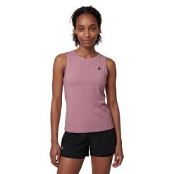 Damska koszulka tank top do biegania w terenie Trekking Siroko Volt-W Purple. Fioletowe koszulki sportowe damskie SIROKO, l, bez wzorów, z materiału, bez kołnierzyka, bez ramiączek, do biegania. Za 152.00 zł.