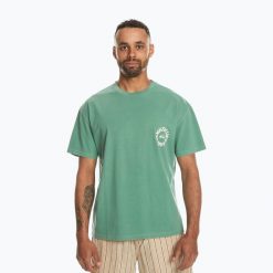 Koszulka męska Quiksilver No Water Sukcs. Zielone koszulki sportowe męskie Quiksilver, na lato, m, bez wzorów, z bawełny, bez kołnierzyka, bez ramiączek, żeglarskie. Za 176.25 zł.