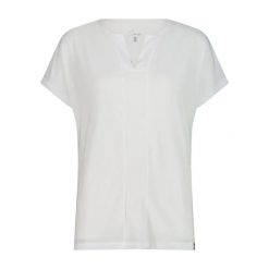 T-shirt z jersey lyocellu damski CMP. Białe t-shirty damskie CMP, s, bez wzorów, z elastanu, wakacyjne, bez kołnierzyka. Za 195.00 zł.