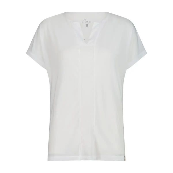 T-shirt z jersey lyocellu damski CMP. Białe t-shirty damskie CMP, m, bez wzorów, z elastanu, wakacyjne, bez kołnierzyka. Za 206.80 zł.