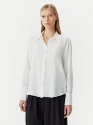 Rinascimento Koszula CFC0122916003 Biały Regular Fit. Białe bluzki damskie Rinascimento, xl, bez wzorów, z syntetyku, bez kołnierzyka, bez ramiączek. Za 129.99 zł.