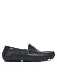 BOSS Mokasyny J51651 S Granatowy. Niebieskie półbuty chłopięce Boss, bez wzorów, ze skóry, bez zapięcia. Za 389.99 zł.
