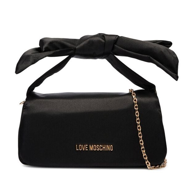 Torebka LOVE MOSCHINO. Czarne torebki do ręki damskie Love Moschino, bez wzorów, wizytowe, bez dodatków. Za 459.99 zł.
