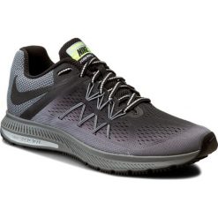 Buty NIKE - Zoom Winflo 3 Shield 852441 001 Black/Black-Cool Grey/Wlf Grey. Szare buty sportowe męskie Nike, z materiału. W wyprzedaży za 319.00 zł.