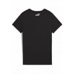 Damska koszulka PUMA SPORT z grafiką PUMA Black. Czarne koszulki sportowe damskie Puma, l, bez wzorów, z gumy, bez kołnierzyka, bez ramiączek, na fitness i siłownię. W wyprzedaży za 69.00 zł.