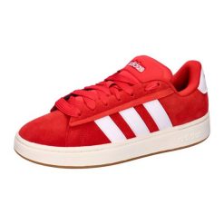 Buty ADIDAS COURT ALPHA Czerwony. Czerwone buty sportowe męskie Adidas, z tkaniny, bez zapięcia, do biegania. W wyprzedaży za 369.45 zł.