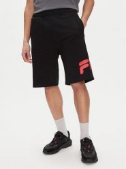 Fila Szorty sportowe Lezinnes FAM0870 Czarny Regular Fit. Czarne krótkie spodenki sportowe męskie Fila, m, bez wzorów, z bawełny. Za 129.99 zł.
